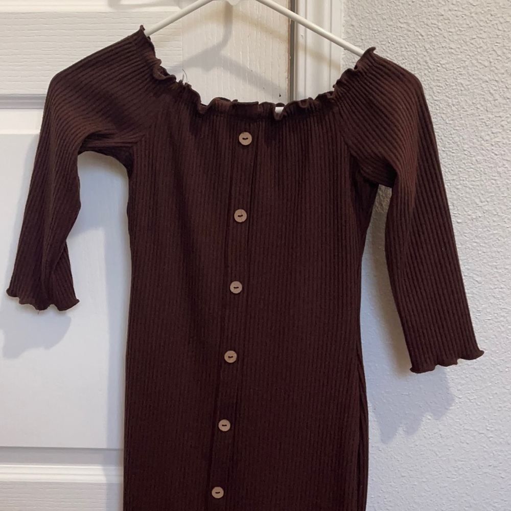 Iris skin tight mid sleeve dress